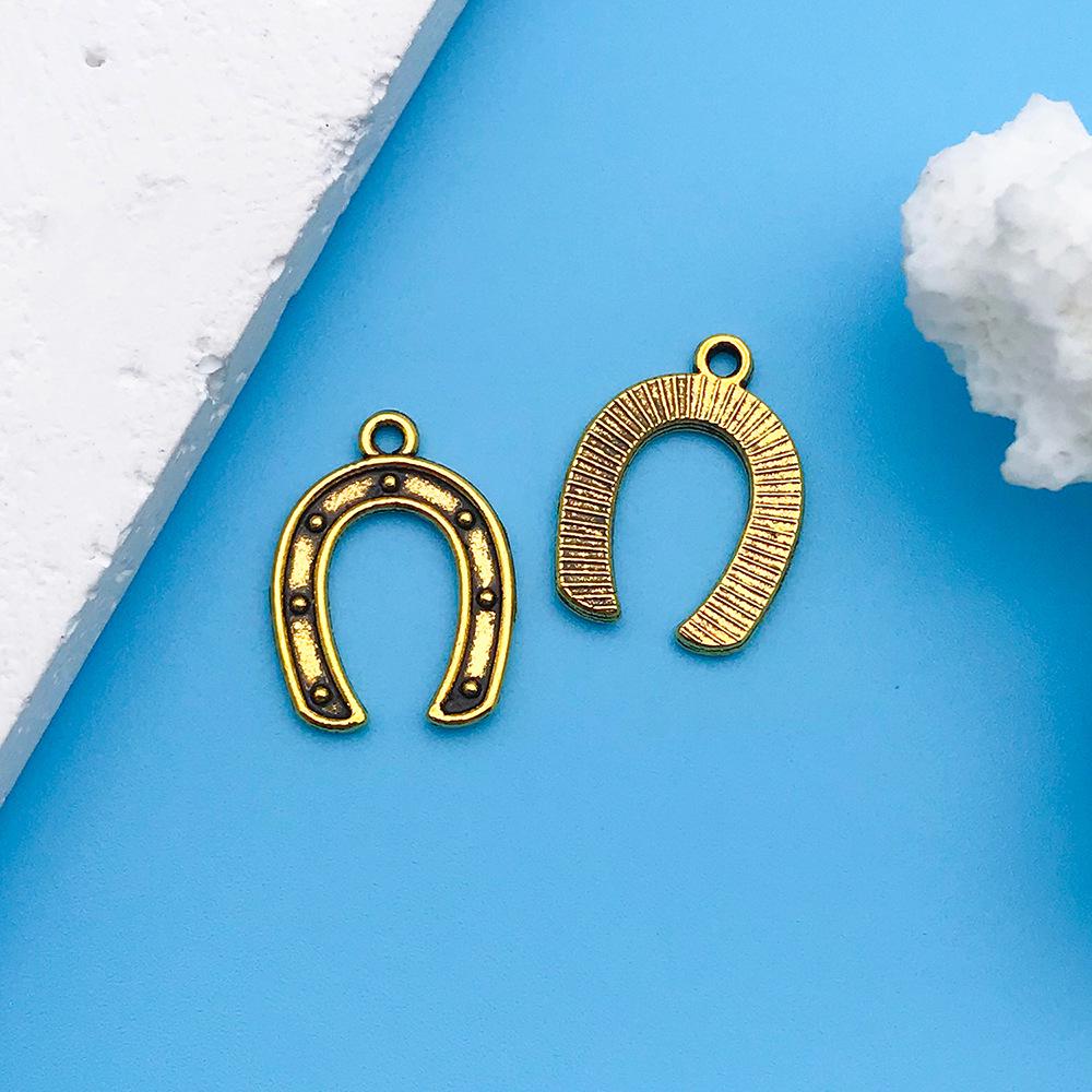 

20 Винтажных Золотых Подвесок-Шармов из Сплава в виде Ключа, Бабочки, Якоря для DIY Ювелирных Изделий