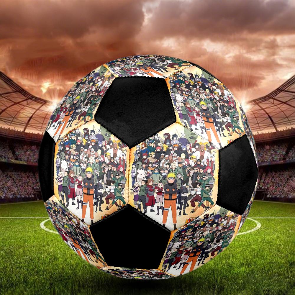 Soccer Ball Colorful Machine Stitched PVC Size 5 Team Training Competition Ready Durable High-Bounce Cool Sports Gift