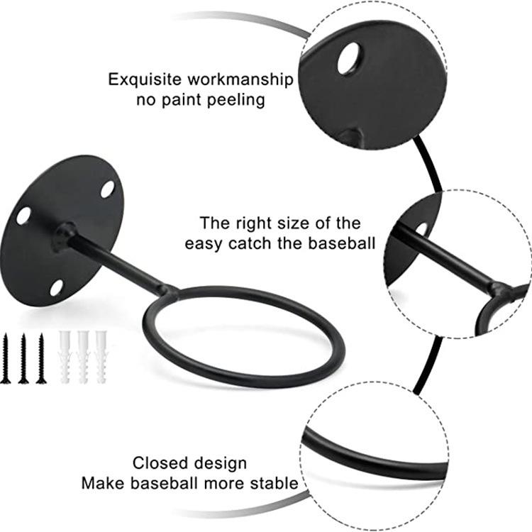 Wall-Mounted Multi-Sport Ball Display & Storage Rack