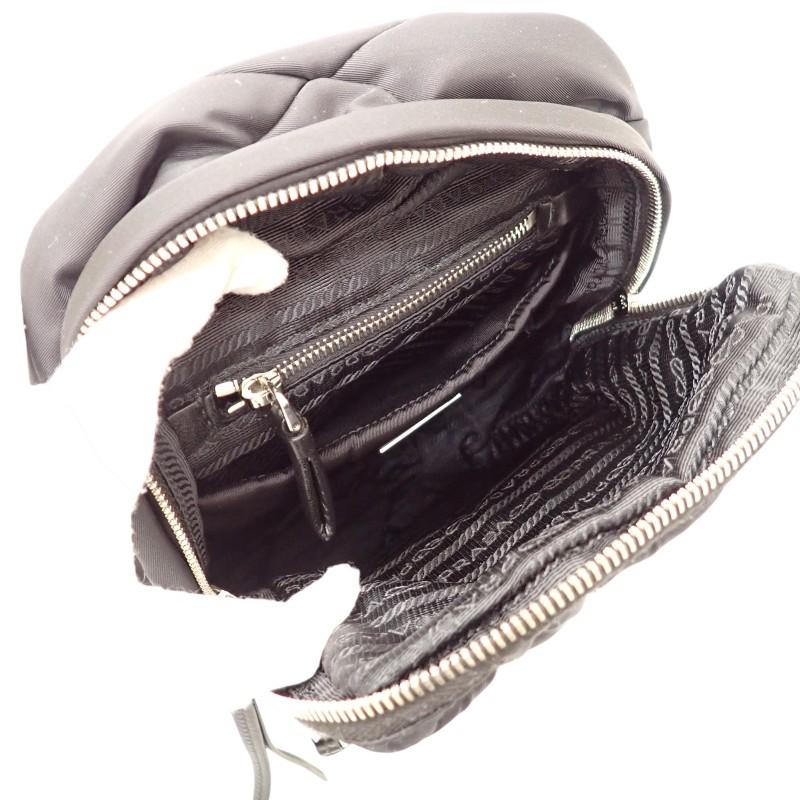 PRADA  1BZ052_2BYV_F0002 body bag black Nylon mens