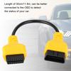 11.8in OBD2 Extension Cable 16Pin Male To Female Extend Cord Connector Diagnostic Adapter