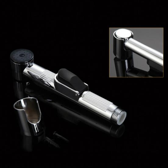 Bathroom Toilet Handheld Chrome ABS Bidet Sprayer Cleaning Shower Head Nozzle