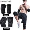1Pair Knee Elbow Pads,Thick Sponge Collisioned Kneepads For Sports,Protective Knee Support Sleeve For Basketball Running Cycling
