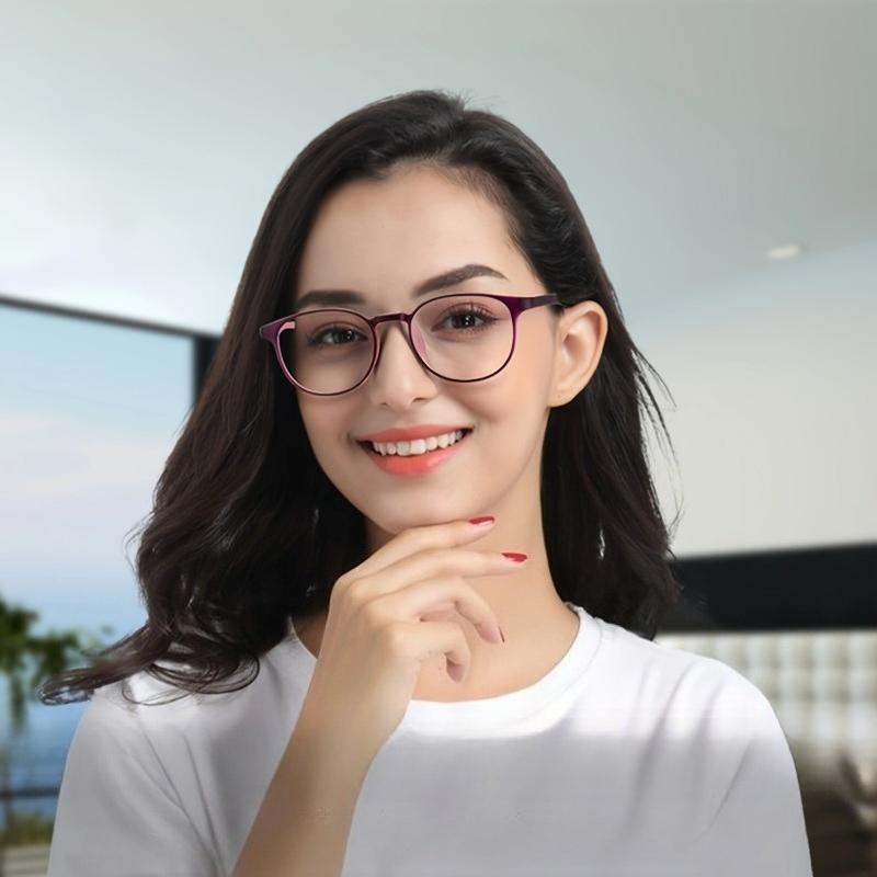 5 Piece Set of Fashionable Women's Reading Glasses with Anti Glare  Comfortable Fit and Fashionable Women's Reading Glasses