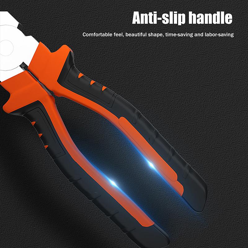 Multifunction Tool Electric Wire Pliers Large Opening Sharp For Cutting Twisting Gripping Metal Wires Heavy Duty Industrial Tool