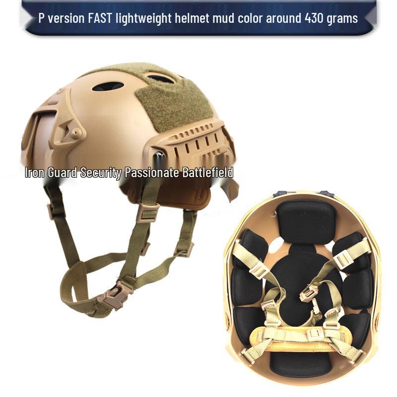 Lightweight Tactical FAST Helmet with AF Suspension, 430g – Ideal for Military, CS Field Battles, Outdoor Sports Games