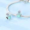 Copper Colorful Zircon Charm Bead Charms Pendants Compatible With Authentic Bracelets Do It Yourself Making Gift
