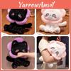 Cat Beauty Plush Toy Cute Cartoon Black And White Cat Perfect Gift For Girls