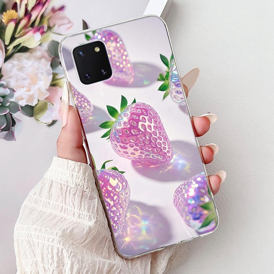 For Samsung Galaxy Note 10 Lite Case SM-N770F Luxury Love Heart Painted Cover Soft Slim Phone Case For Samsung Note10 Lite Shell