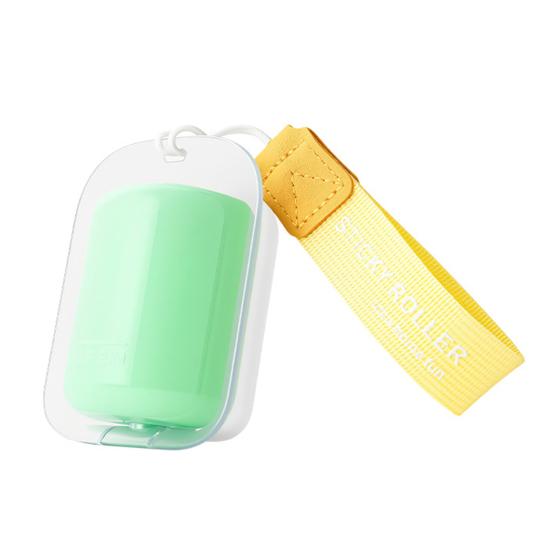Mini Lint Roller Compact Size Lightweight Portable Lint Remover with Adhesive Tape Lanyard Design Foldable Pet Hair Cleaner