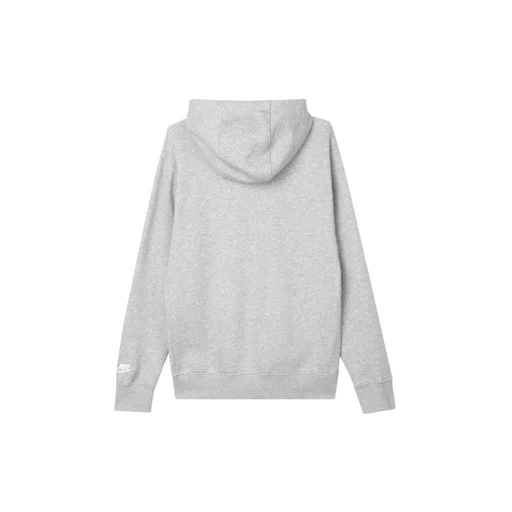 Nike Club Fleece Geborduurde Hoodie Met Pluche Voering Heren Tops Grijs FB7489-063