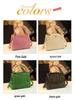 2024 Genuine Leather Crocodile Pattern Tote: Versatile Women's Shoulder & Crossbody Bag