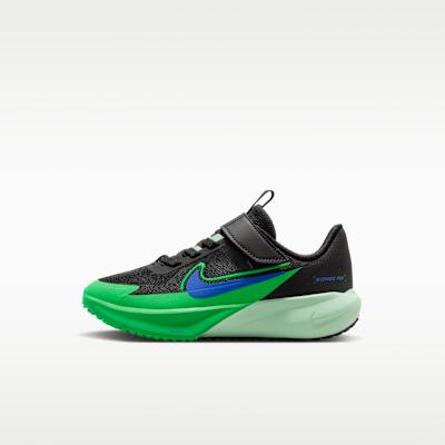 Nike SONIC FLY Low top Kids  Running Shoes Black Green Children Aged 3 28