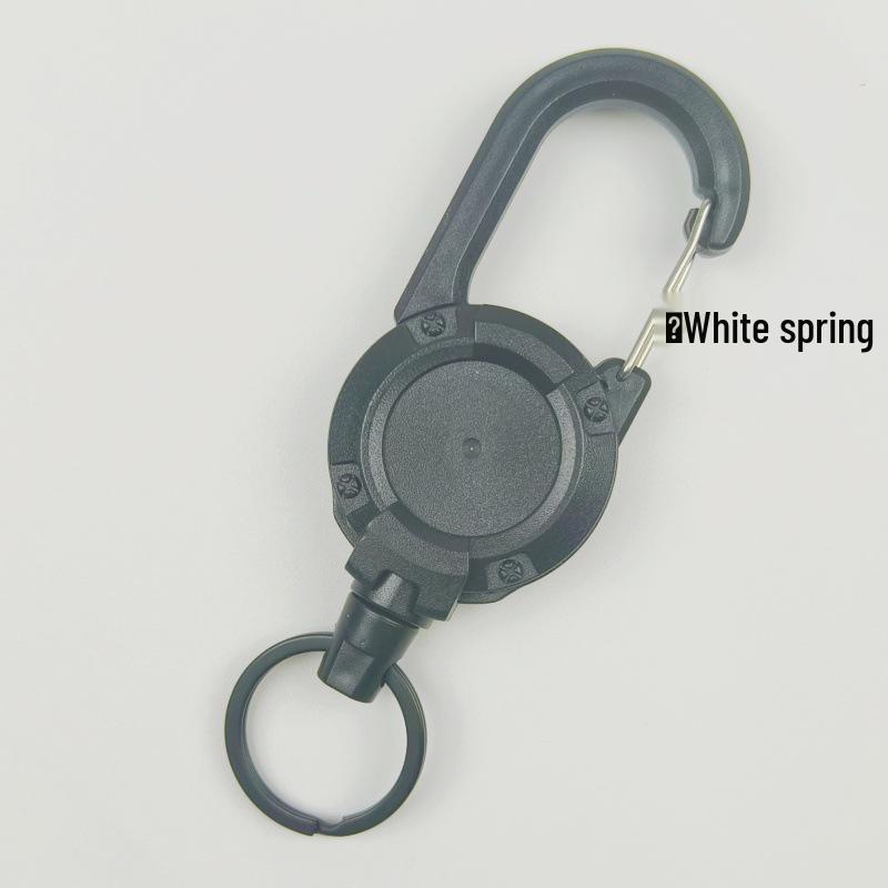 Telescopic Wire Rope Lure: Outdoor Anti-Loss Fishing & Backpack Key Buckle