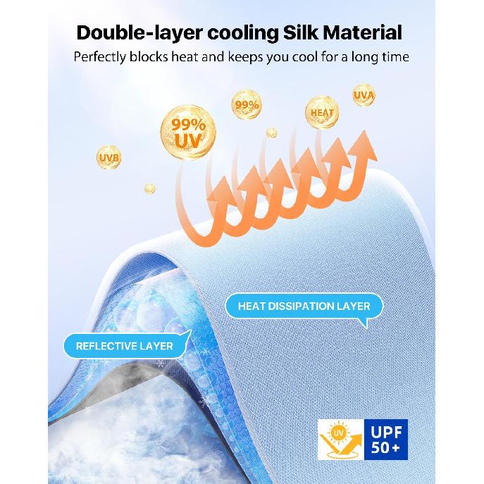 Upgrade Nmoiss Windshield Sun Shade Umbrella - [Vinyl Coating Heat Shield] Protect Car from Sun Rays & Heat Damage Keep Cool and Protect Interior,