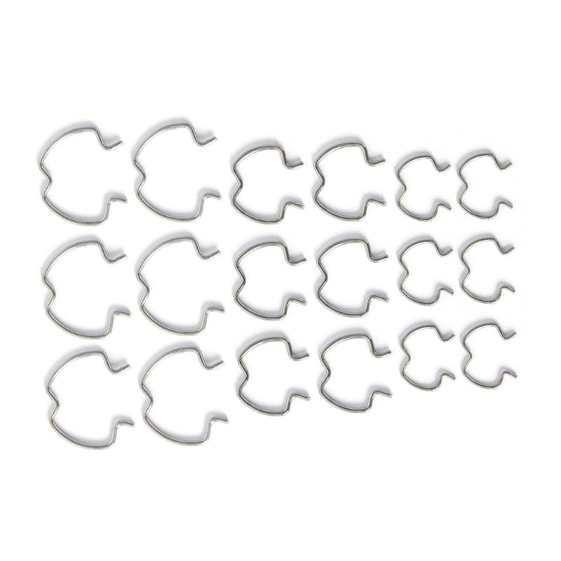 800-801 18Pcs Hose Clamp Set For Vehicle Cooling Systems Effortless Easy Assembly Quick Connector Clip