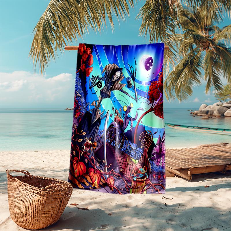Coraline beach towel Outdoor camping Beach towel for vacation swim Outdoor pool Absorbent bath towel