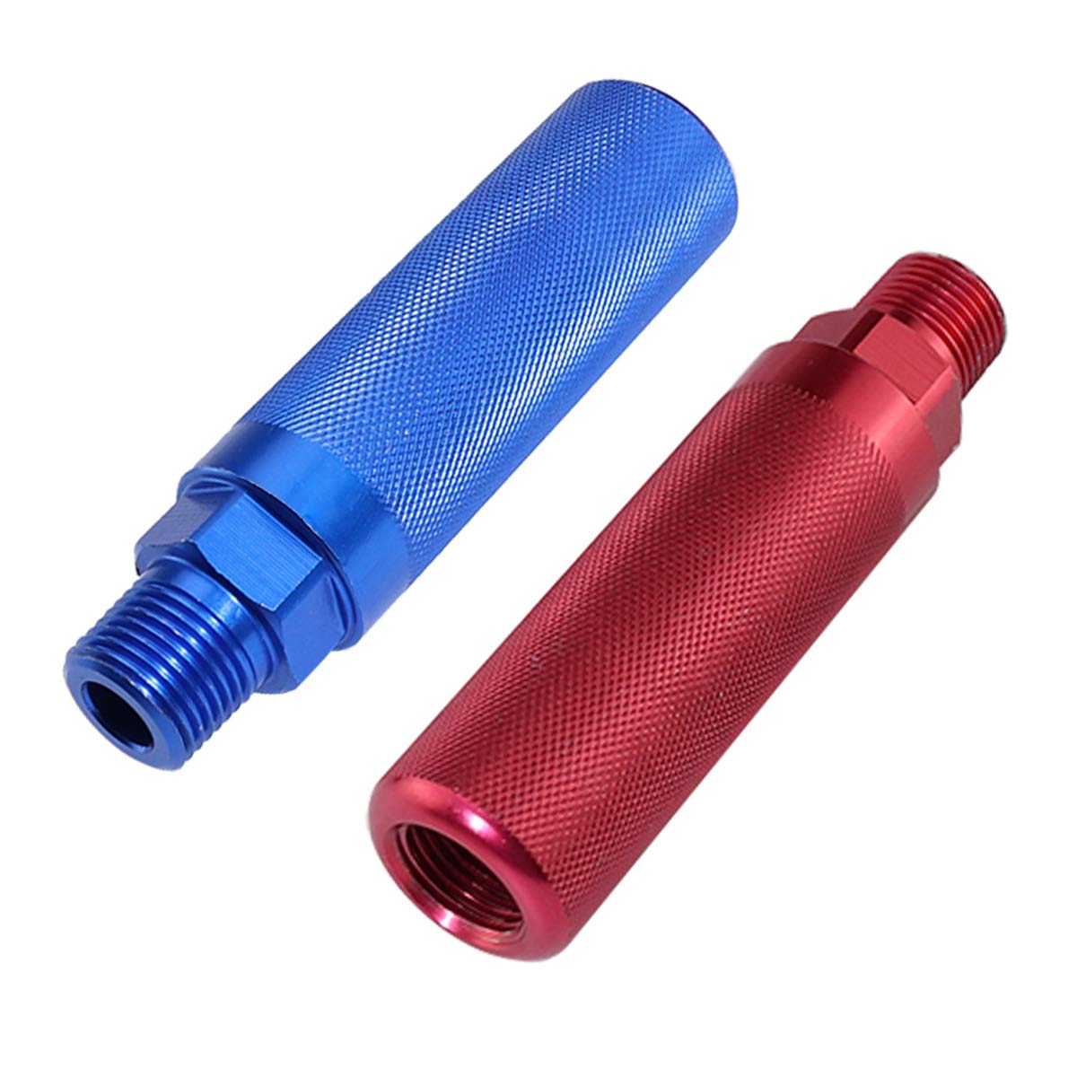 

KOOTANS Anodized Aluminum Gladhand Glad Hand Extension Handle Red and for Trucks and Easy Coupling Grips, Set, Blue, Trailers,