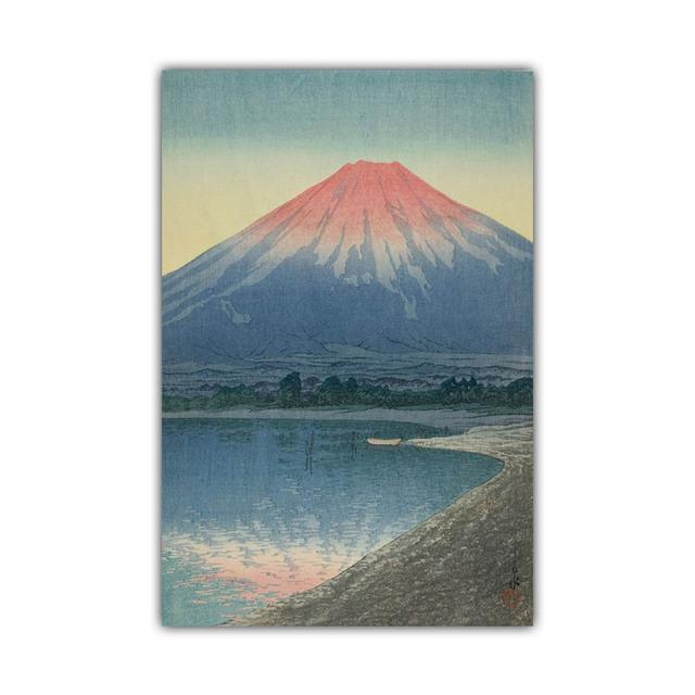 

Японский снежный горный озеро ретро-арт пейзаж холст картина настенная живопись снег постер гостиная коридор украшение дома фреска без рамки 21*30cm No Frame