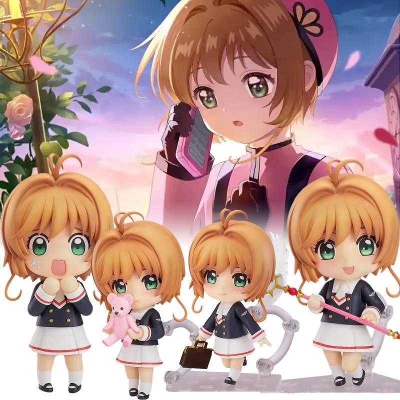 Charming Cardcaptor Sakura Q Version Pvc Action Figure In School Uniform For Collectors