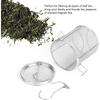 Stainless Steel Tea Ball Strainer and Filter, 4.7 Inch Infusion Basket for Loose Leaf Tea, Soup Seasonings, Broth with Hook