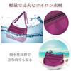 Nylon shoulder bag with multiple pockets, fits a 500ml water bottle, unisex, spacious, horizontal design, lightweight, large capacity, wide gusset,