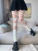 Y2K Hollow Out Stockings Women Punk Sexy Tights Leggings Jk Lolita Over The Knee Hosiery Female Broken Hole Fishnets Long Sock