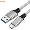 USB-C to USB-A Fast Charging Cable: 10G High-Speed Data Transfer, 3A for Mobile and External Hard Drives