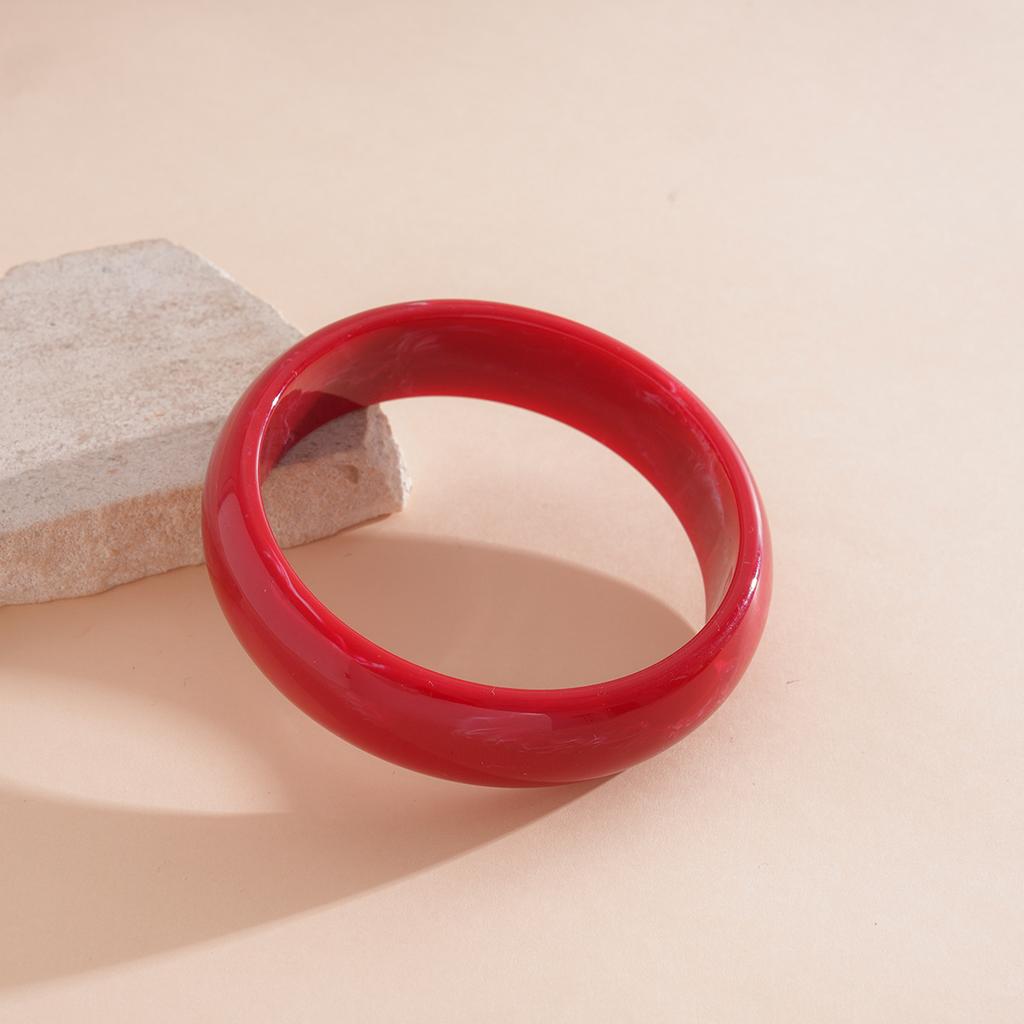 Resin smudge irregular round bracelet fashion personality style bracelet feeling bracelet jewelry
