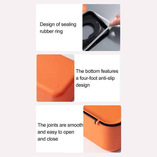 Bathroom Wet Wipes Box Tissue Dispenser Large Capacity Wide Opening Refillable Wet Toilet Paper Box Organizer