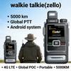 Android ZELLO walkie talkie global 5000 km POC walkie talkie unitate exterioară rețea 4G comunicație bidirecțională