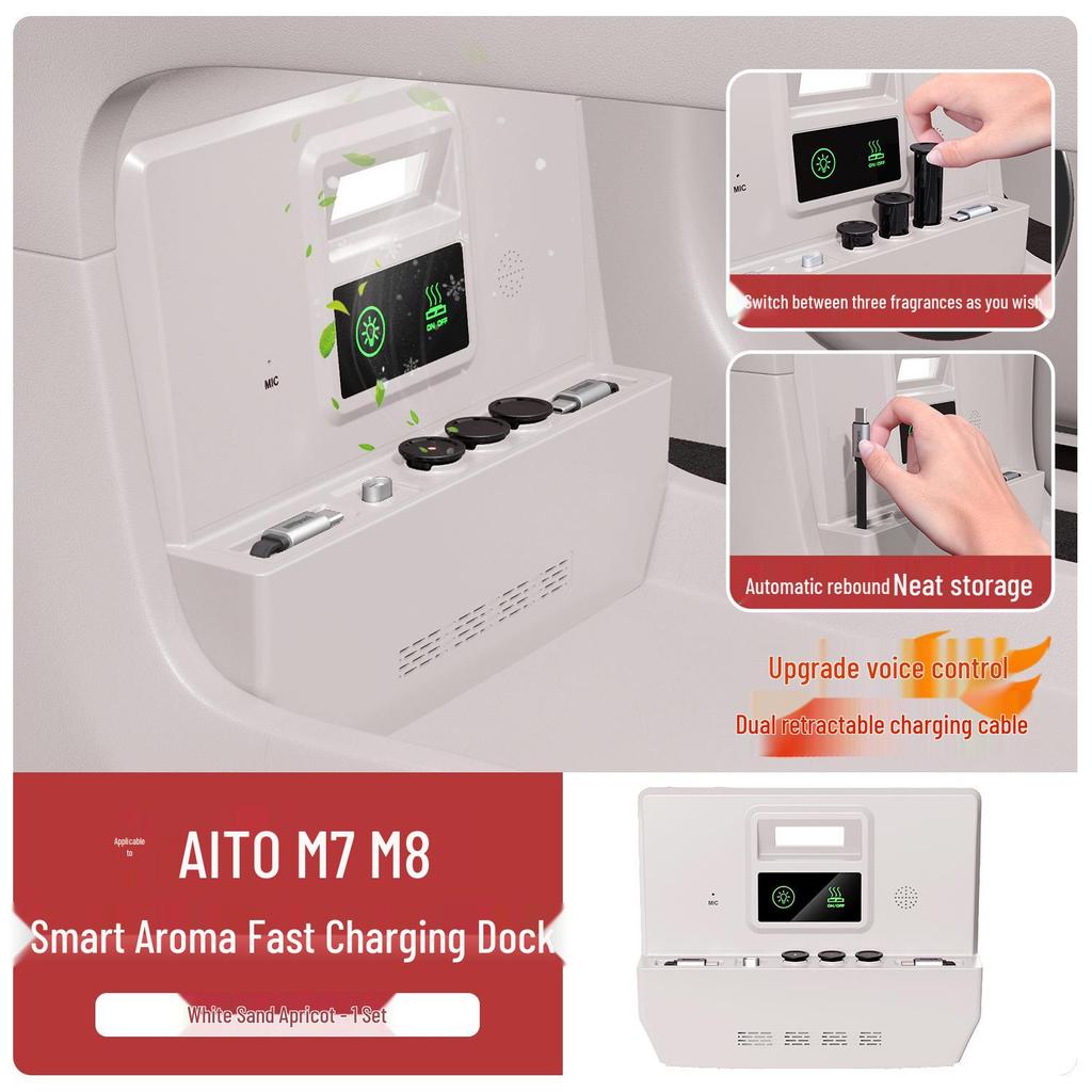 AITO M8/M7 Control Aroma Diffuser & Fast Charger Accessory