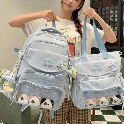High Value Fresh Dopamine Sweet Bar Junior High School Students Lightweight Backpack