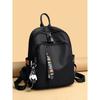 Schoolbag Backpack Women's 1011 New Korean Version Versatile Tide Oxford Cloth Backpack Fashion Leisure Large Capacity Travel School Bag