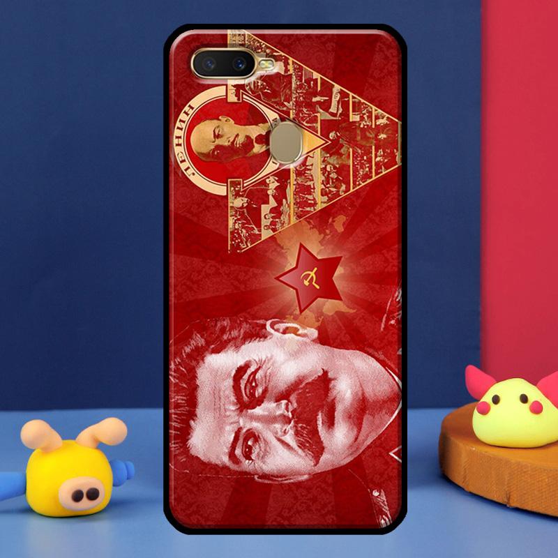 Russian Stalin Ussr Communism Case For Oppo A98 A78 A58 A15 A16 A17 A5 A9 A91 A52 A72 A76 A96 A74 A94 A54 S A57 A77 Cover