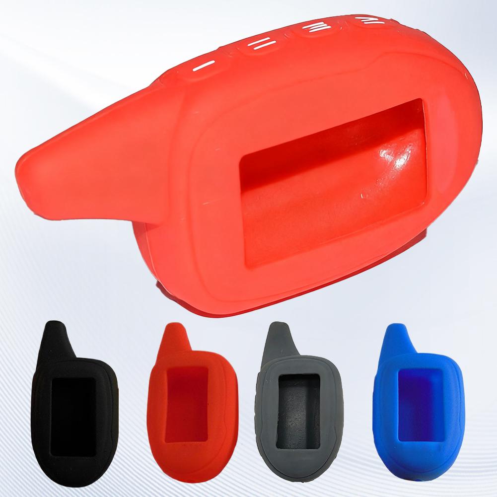 Car Key Cover Alarm Silicone Cover For Scher-khan Magicar 7 8 9 10 11 12 Car Silicone Key Case Russian Alarm Key Case L0A7