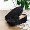 2025 Spring Kids' Suede Slip-on Loafers - Casual Style