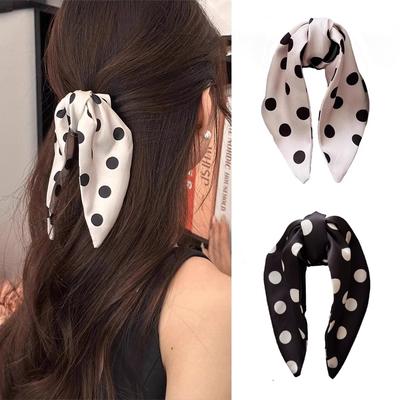 Neue Polka Dots Schleife Haarspangen Band Haarklammer Süß Niedlich Damen Haaraccessoires Täglicher Kopfschmuck
