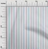 oneOone Baumwoll-Flex-Stoff Vertikal gestreifter Druckstoff 1 Yard 40 Zoll
