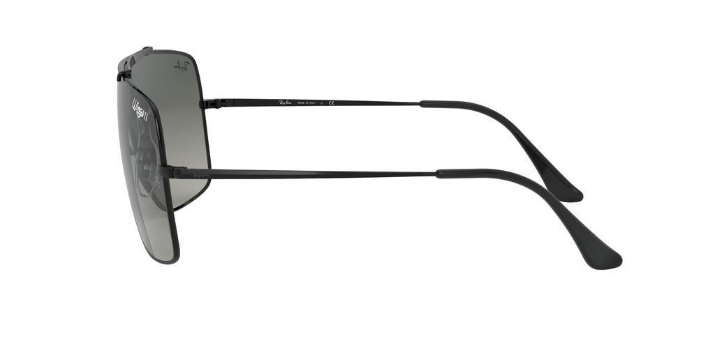 Sunglasses 0RB3697 WINGS II BLACK Japan Size 35 Ray-Ban 002/11 (Free Size)