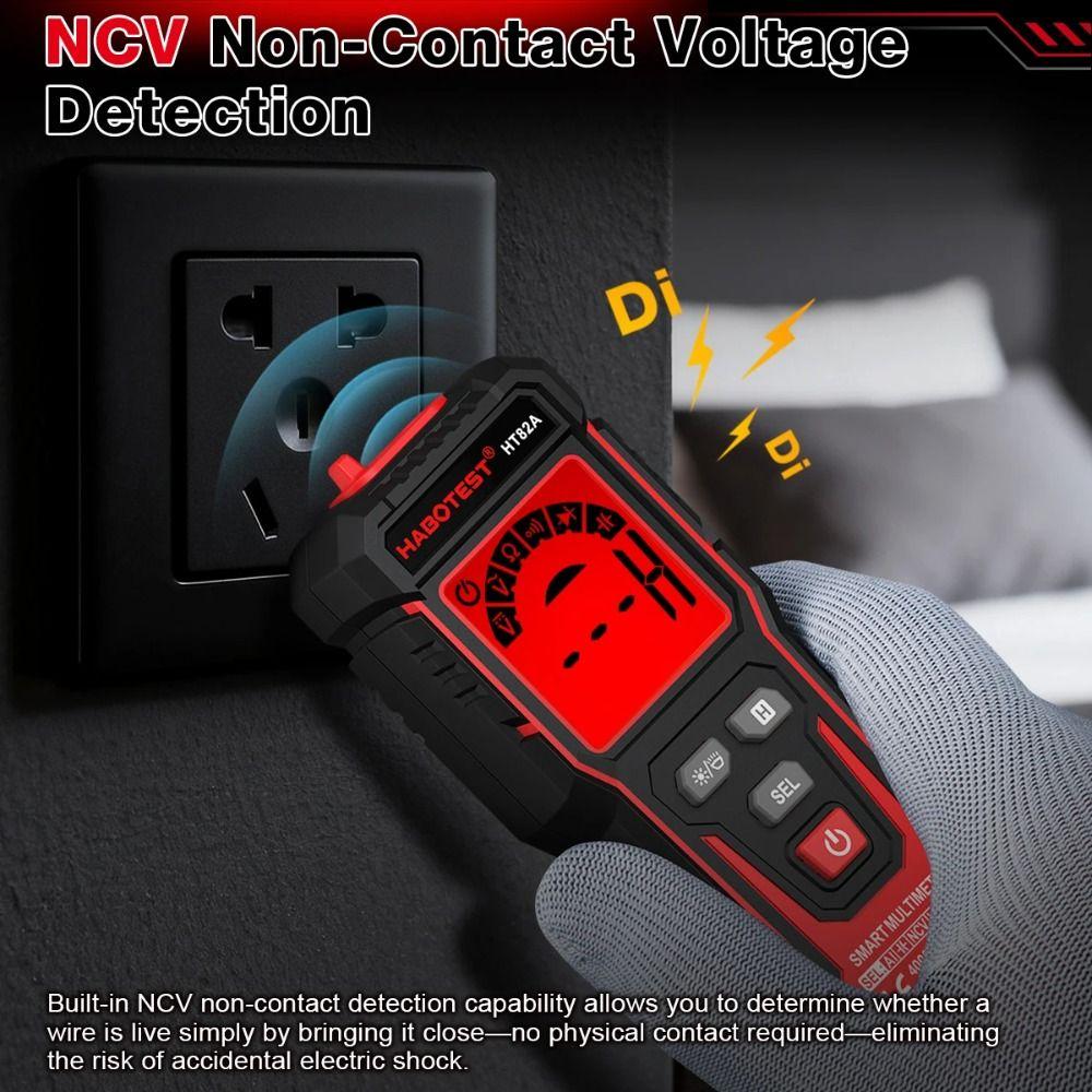 600V Auto Range Multimeter High Precision NCV Multimeter Portable TRMS Multimeter