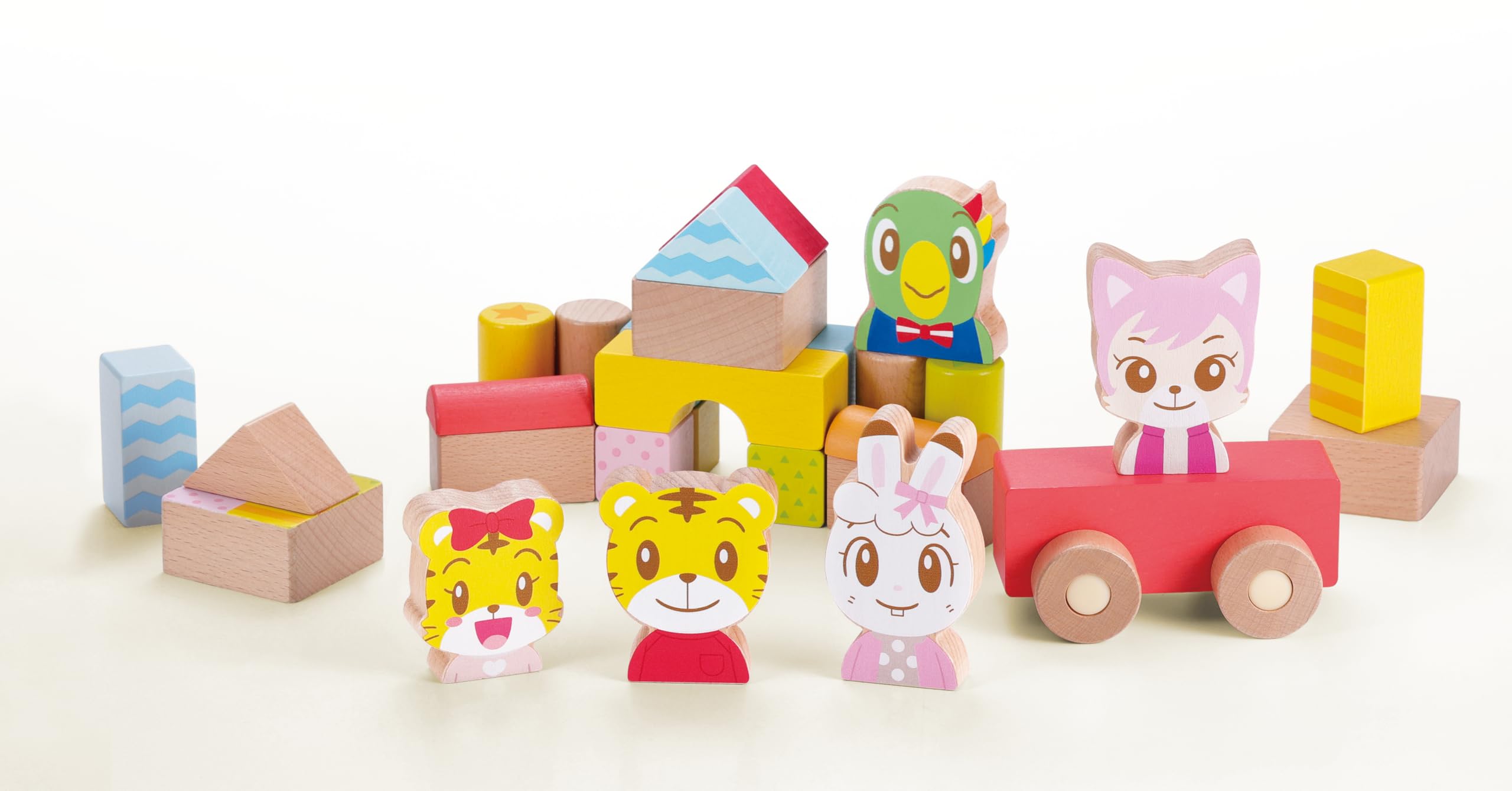 

Happinet Shimajiro Blocks ages and Play! Learn! Step-up (for 1.5 up)