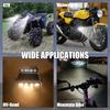 Motorcycle Driving Lights 12-60V 40W 3600LM LED Fog Lights for ATV UTV Bike Car Truck Boat Forklift Waterproof LED Spotlights with 6 Light Beads High
