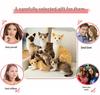 Siamese Cat Plush Toy: Early Education Comfort Gift for Children, Home Decor Ornament