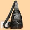 Leisure Large Capacity PU Soft Leather Crossbody Bag
