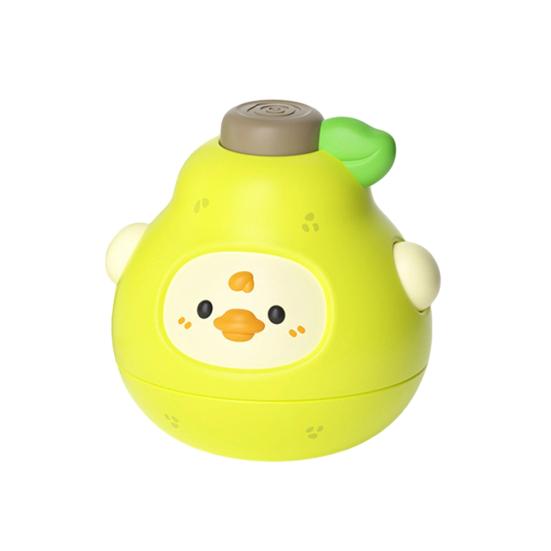Cartoon Fruit Spinning Top Toy Multi-player Interactive Banana Orange Durian Pear Press Gyroscope Battle Toy Toddlers Educational Spinner Toy