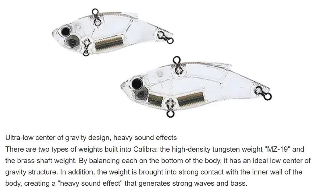 ZipBaits Calibra 75 Vibration Sinking Lure 337 (6290)