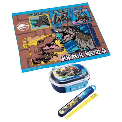 Skater Kids' Lunch Cloth, 43x43cm, Made In Japan, Jurassic 24, Boys' KB4