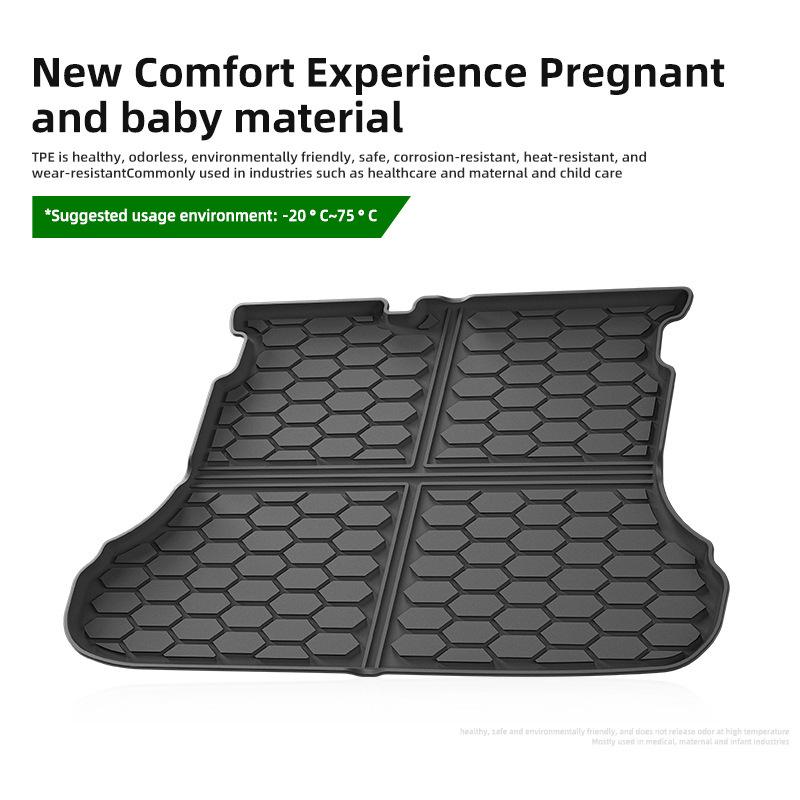 LADA Series Trunk Mat, TPE Tail Box Mat for Cross-Border Use