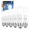 Lâmpada LED DiCUNO, Tipo T, Base E26, Equivalente a 60W, Branco Luz do Dia, 1050lm, 8W, 5000K, Alta Reprodução de Cor (Ra92), Alto Brilho, Ângulo de Feixe Largo,
